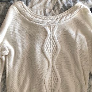 Roxy sweater - shoulder sweater with v in back